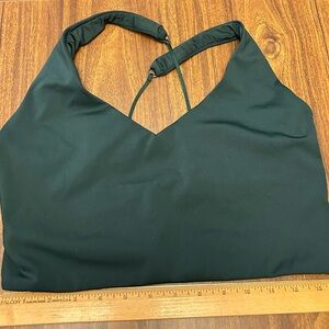 Savage X Fenty Dark Green Crisscross Sports Bra 1x